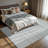 GLN Rugs Contemporary Collection - Machine Washable Modern Area Rug, Contemporary Washable Rug, Non Slip Area Rug, Abstract Living Room Rug, Bedroom Rug, Bathroom Rug (Gray Rug)-2120400058