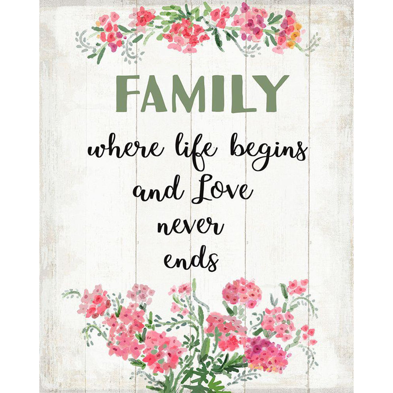 Art sur toile tendue par August Grove® Studio Licensing Studio Gallery: Family Love 2, H 44 po x l 36 po