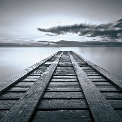 Cosmic Dock BW par Katherine Gendreau