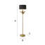 Waynesfield 157.5cm Polished Traditional Floor Lamp-1449920708-1449920702