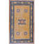 Tapis de couloir antique en laine jaune