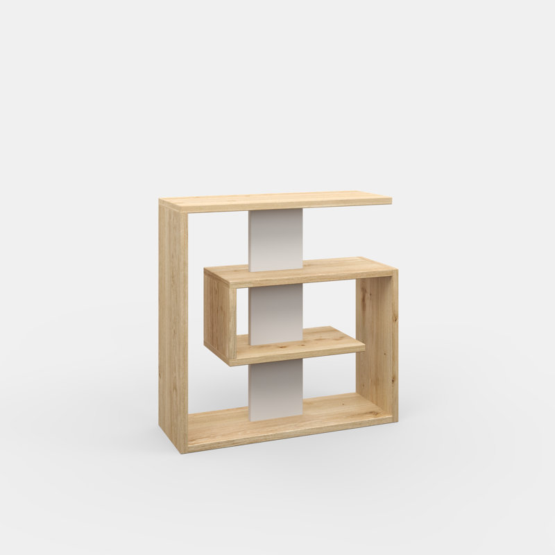 Antoinet End Table, Oak/White