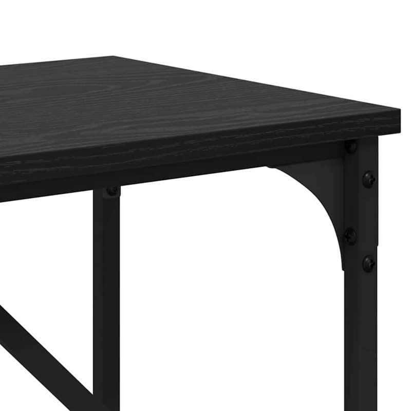 Console Table, 75cm H x 100cm W x 32cm D, Black Oak