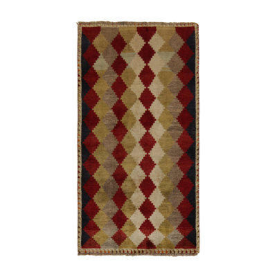 One-of-a-Kind 3'5" x 6'2" Hand Knotted Area Rug