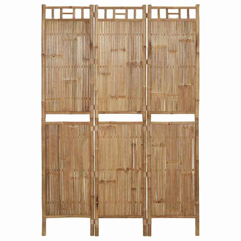 Paravent en bambou à 3 panneaux vidaXL 47,2 po x 70,9 po, H 70,9 po x l 47,2 po, 3