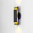 2-Light Modern Matte Black Wall Sconce