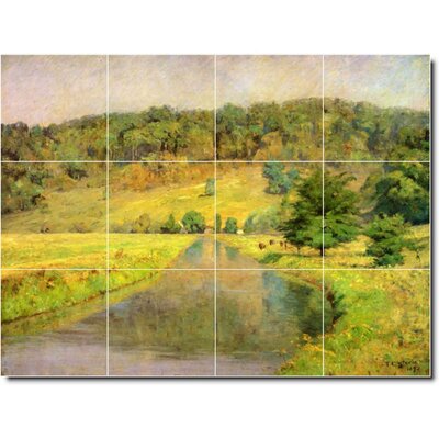 24"" x 18"" Ceramic Painting Decorative Mural Tile 6"" x 6 -  Picture-Tiles.com, W08375-M