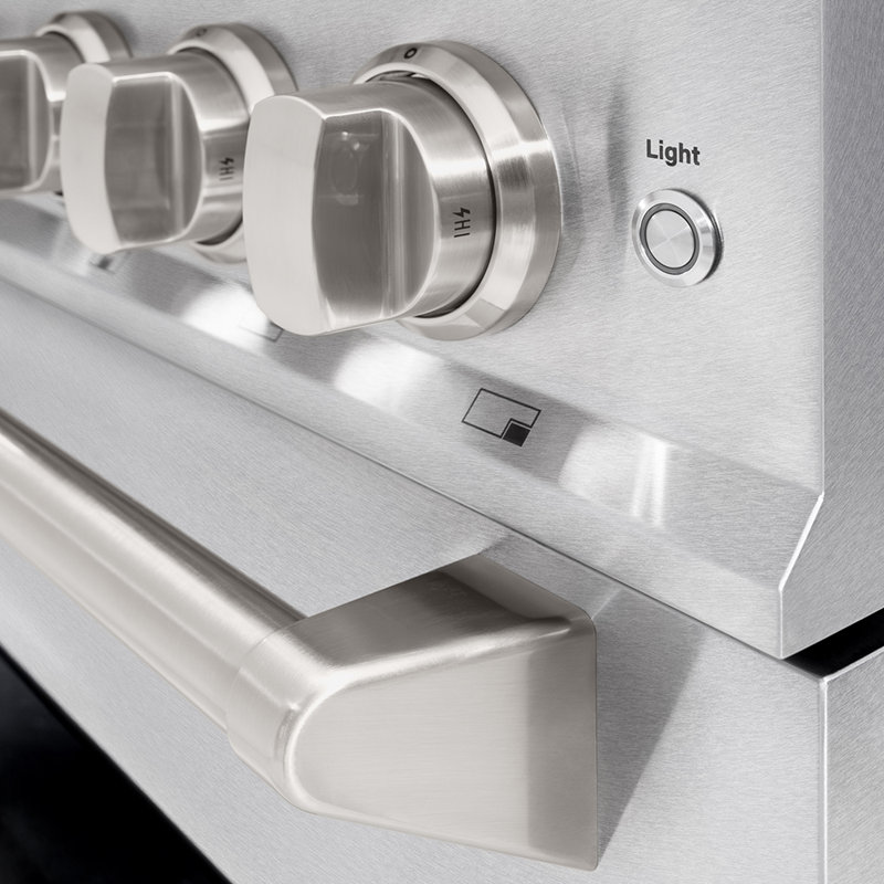 ZLINE 36 in. Classic Dual Fuel Range with 6 Burner DuoPro Cooktop and Electric Convection Oven, Satin Stainless Steel