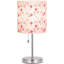 Lampe de chevet argentée 16,3 po Tanyeli