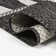 Olesia Modern Geometric Abstract Two-Tone Black/Cream Indoor/Outdoor Rug