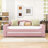 Ornie Wood Upholstered Daybed with Storage Armrests, Trundle and Integrated Bluetooth Audio System-345679677-345679666