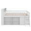 Lit mezzanine avec rangement intégré et tête de lit avec éclairage à DEL-229558226-229558227