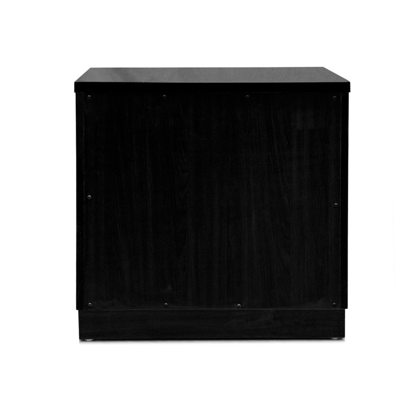 Shanda 21" Black Nightstand (Left Facing) , Left Facing