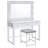 Upholstered Square Vanity Stool