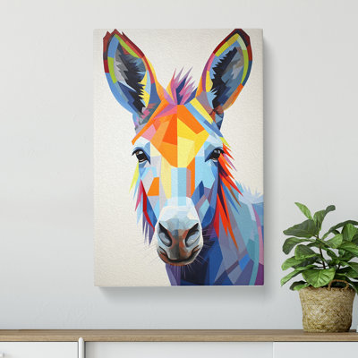 Donkey Geometric No.2 - No Frame Print