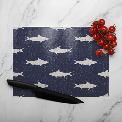 Fish Glass Chopping Board