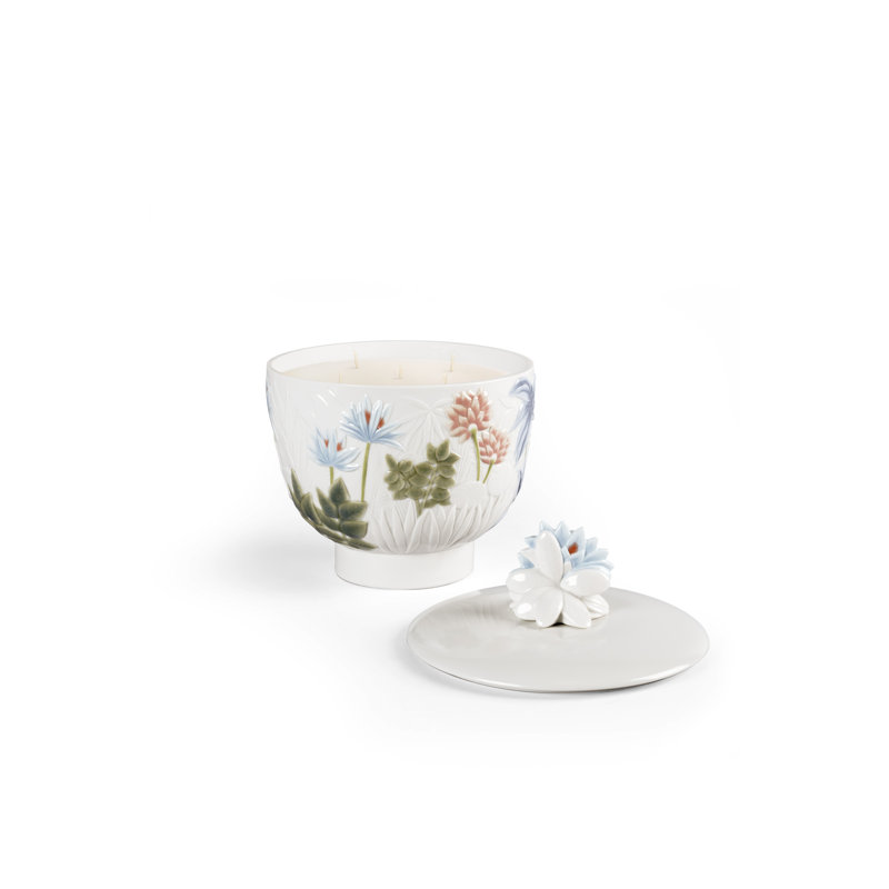 Valencia Gardens Citrus & Sandalwood Scented Porcelain Candle