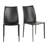 Adara 79" Dining Table In Matte White And 6 Sokol Chairs In Black