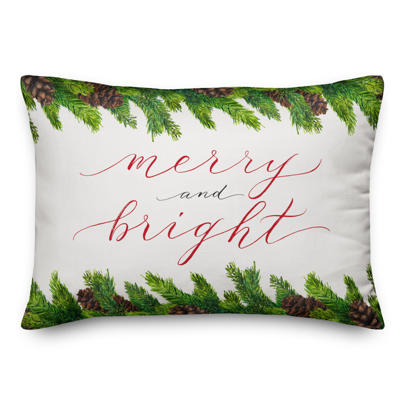  Coussin Merry and Bright, Housse de coussin seulement - sans coussin
