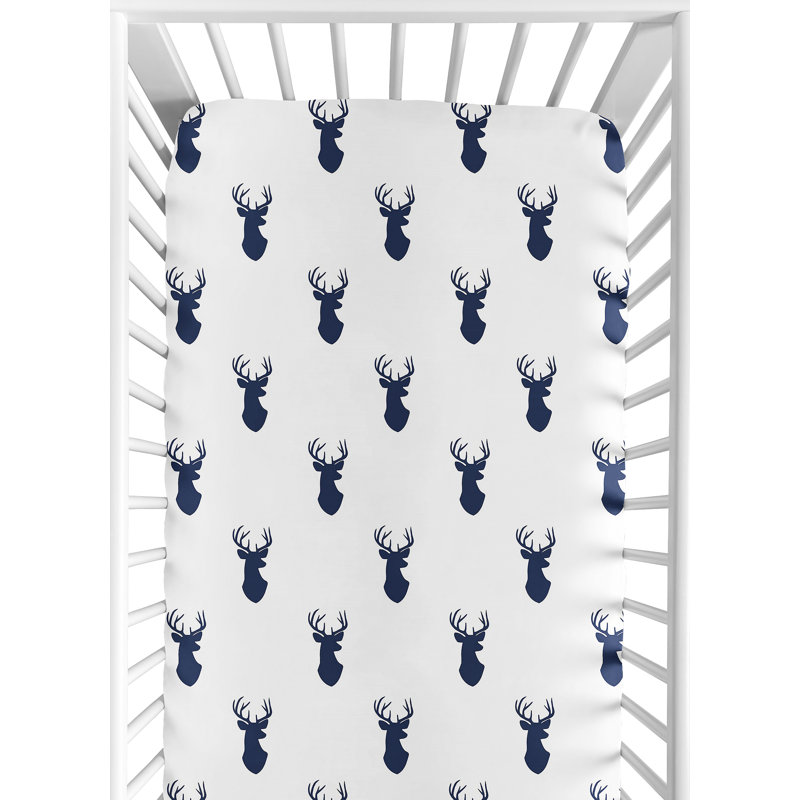 Woodland Deer Fitted Crib Sheet