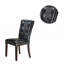 Chaise rembourrée en similicuir