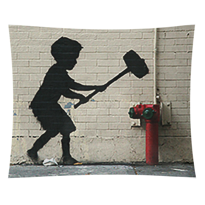 Polyester Tapestry, 51" H x 60" W x 1" D