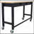 60In Work Bench, Workbench With Drawer Storage, Heavy Duty Work Table With Wheels For Garage Home Office