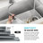 KRAUS Fairlane Undermount 18-Gauge Stainless Steel Kitchen Sink-114834511-109400370