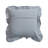 18" Square Cotton & Linen Pillow W Ruffle, Blue-118433390