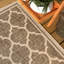 Tapis d'intérieur / extérieur brun / beige Hague Moroccan Trellis-2136355287