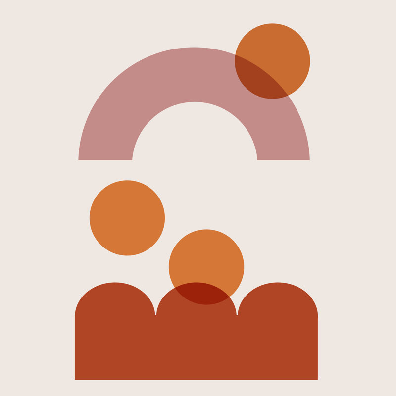 «Orange Valley» par Morgan Kendall - impression, H 12 po x l 12 po, Non, Toile tendue