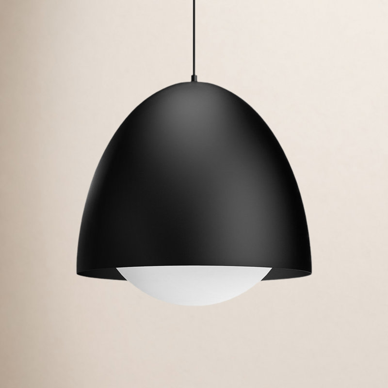 Torten 1 - Light Single Pendant, 96.13" H x 20" W x 20" D, Matte Black