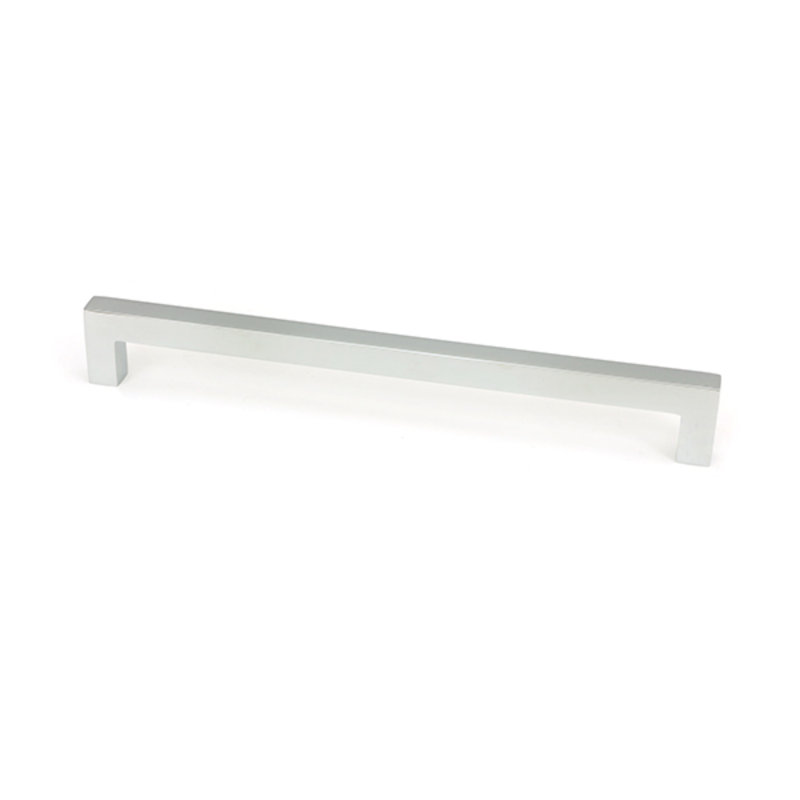 Matt Black Albers Pull Handle - Large, 22.4 cm, Polished Chrome
