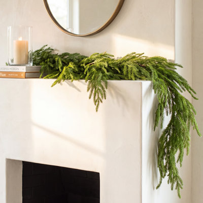 180" Norfolk Pine Christmas Garland