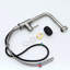Robinet de cuisine noir avec bec rétractable, aspect moderne, acier inoxydable, douchette en céramique, rotation sur 360 °, fabrication en acier, remplissage-801918831