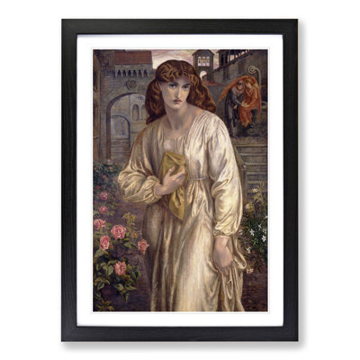 Salutation of Beatrice by Dante Gabriel Rossetti - Picture Frame Painting on MDF
