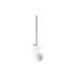 Brosse de toilette en plastique Flex Adhésive 17,6 po