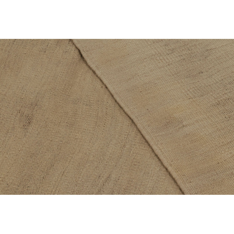 Rez Kilim Wool Striped Area Rug