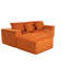 Canapé modulaire à compression en L 101 po, canapé Cloud confortable à 3 places, tissu en velours côtelé, avec repose-pieds mobile, combinaison de bricolage gratuite, convient au salon, à la chambre à coucher, à l’appartement-1825278867