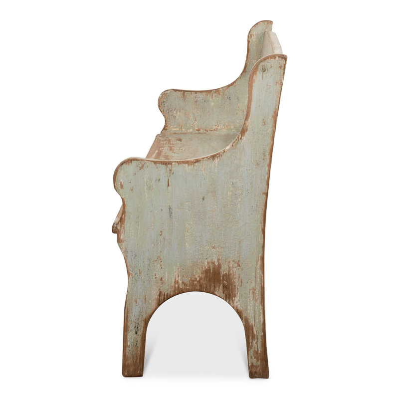 Arlo Solid Wood Bench, Green