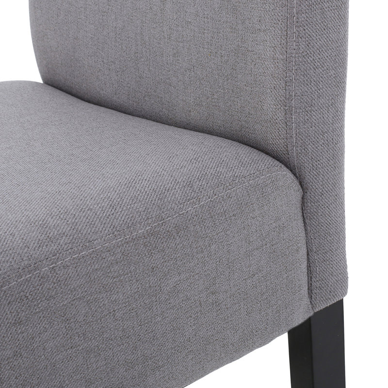 30-Inch Fabric Barstool With Solid Wood Frame