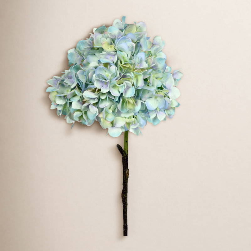 Jet d'hortensia artificiel, bleu