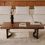 Table basse en bois massif Burnell-17838813