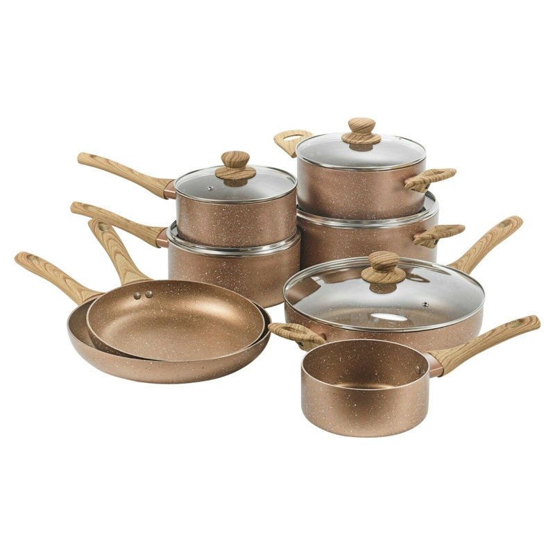Thrugun 8 - Piece Non-Stick Cookware Set