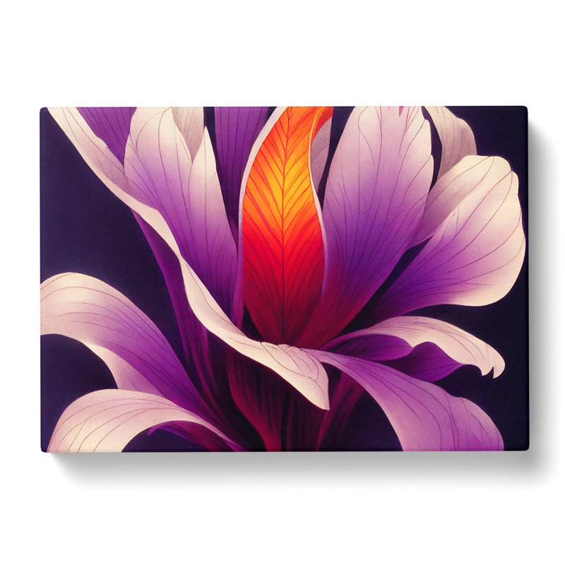 Sweet Flower - Wrapped Canvas Print, 35cm H x 50cm W x 3cm D