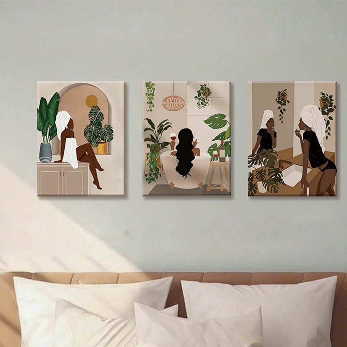 Bloomsbury Market 40*30,Wall Art Black Girl Wall Art Black Woman ...