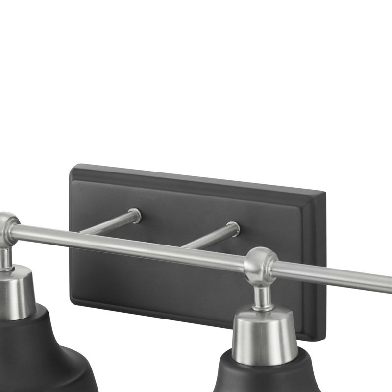 Mable 4 - Light Dimmable Vanity Light, Black, Brushed Nickel
