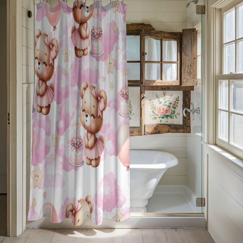 Rideau de douche Mama Plushie - Premium 210, H 74 po x l 71 po