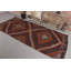Kilim turc fabriqué à la main en mauve rayonnant pour l'élégance de la chambre à coucher avec de la laine Oushak traditionnelle et de charmants détails à pampille
