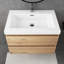 Meuble-lavabo mural simple 30 po avec plateau en résine Adejah-623964446
